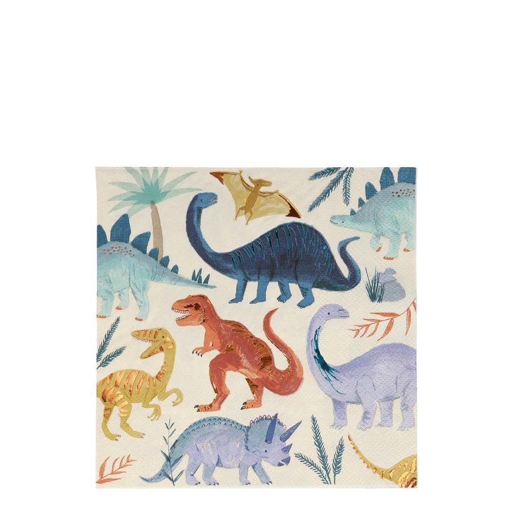 Dinosaur Kingdom Large Napkins By Meri Meri